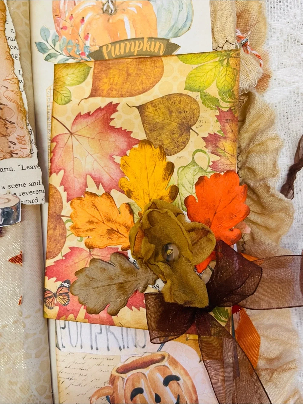 Handmade charming autumn